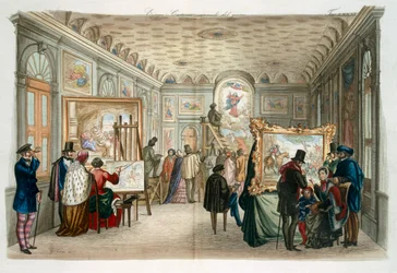 Europa - Wintervergnügen am Tag, 1885